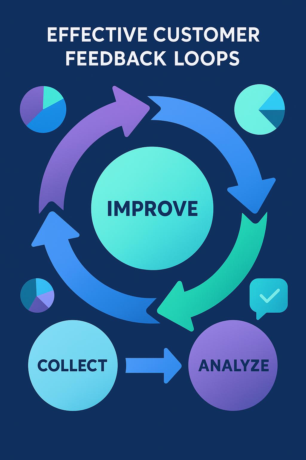 Effective customer feedback loops create a continuous improvement cycle